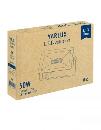 Proyector LED 50W SLIM ECOline FL50BS con SENSOR PIR YARLUX